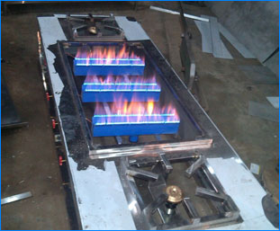 Commercial stainless steel Gas Stoves / Bhatti ludhiana punjab india