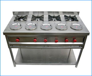 Commercial stainless steel Gas Stoves / Bhatti ludhiana punjab india