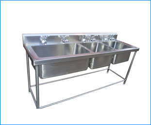 Commercial stainless steel Kitchen Water Sink / chimney ludhiana punjab india