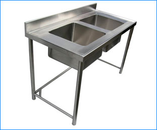 Commercial stainless steel Kitchen Water Sink / chimney ludhiana punjab india