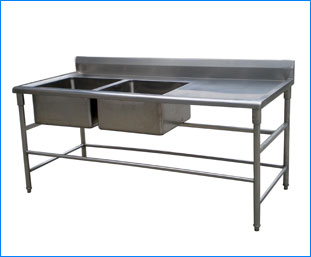 Commercial stainless steel Kitchen Water Sink / chimney ludhiana punjab india