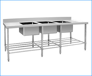 Commercial stainless steel Kitchen Water Sink / chimney ludhiana punjab india