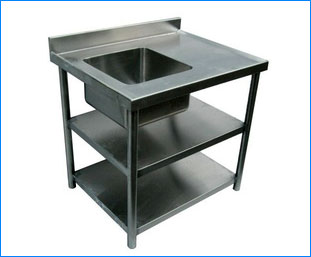 Commercial stainless steel Kitchen Water Sink / chimney ludhiana punjab india