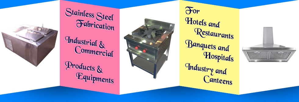 stainless steel kitchen chimney - steel water sink - commercial kitchen equipments in ludhiana punjab india